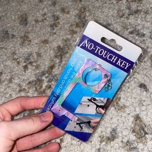 Pastel tie-dye, non touch key